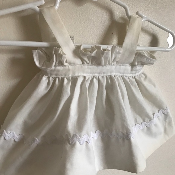 Rare Vintage 1960’s Pinafore Apron Dress - Picture 2 of 6